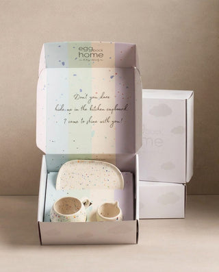 New Party ceramic gift sets — colourful handmade stoneware gifts, Egg Back Home