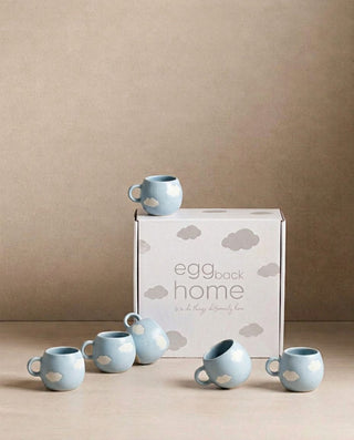 Ceramic gift boxes ready to give — handmade stoneware tableware sets, Egg Back Home