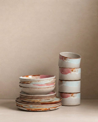 Melting Ice Cream Collection — playful pastel handmade stoneware ceramics, Egg Back Home