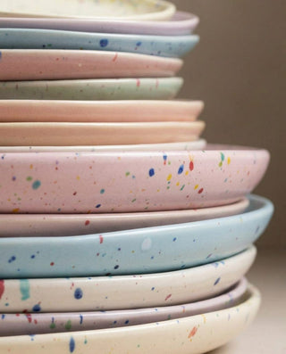 Mix Collection — multicolour handmade stoneware ceramic sets, Egg Back Home