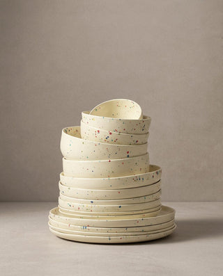 Yellow New Party ceramics — sunny cheerful yellow handmade stoneware tableware, Egg Back Home