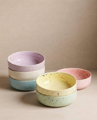 Handmade ceramic bowls from Egg Back Home — stoneware bowls in multiple colours