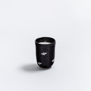 Candle Harlem at Midnight Bat Halloween Collection – soy wax candle in a stoneware cup – Egg Back Home
