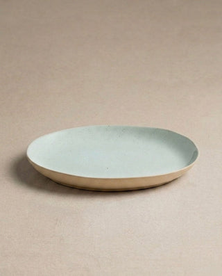 Minted Stoneware Dinnerware 16 pieces – handmade stoneware tableware set – Egg Back Home