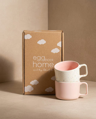Breeze Party In/Out Stoneware Duo Set Mug 240ml Pink — shopify 1