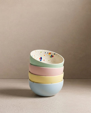 Breeze Party In Stoneware Mini Bowl 4 Pieces Set Mix Color — shopify 1