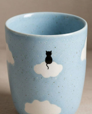 Cloud Medium Cup 220ml Cat Mom — macro 2