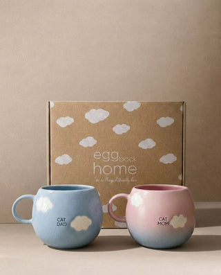 Cloud Mix Sunset Collection Mug 500ml Cat Mom & Dad 2 Pieces Set — shopify 1