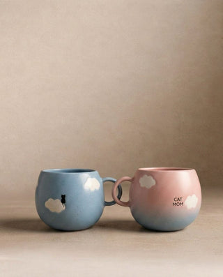 Cloud Mix Sunset Collection Mug 500ml Cat Mom & Dad 2 Pieces Set — shopify 4