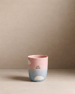 Cloud Sunset Medium Cup 220ml Cat Mom — shopify 1