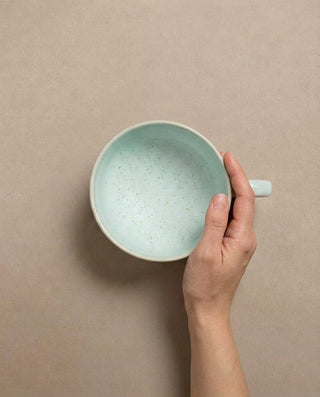 Minted Stoneware Mug 300ml — handscale 2