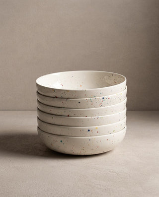 New Party Stoneware Set 30 Pieces White